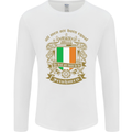 All Men Are Born Equal Irish Ireland Mens Long Sleeve T-Shirt White
