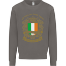 All Men Are Born Equal Irish Ireland Mens Sweatshirt Jumper Charcoal