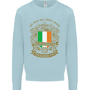 All Men Are Born Equal Irish Ireland Mens Sweatshirt Jumper Light Blue