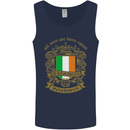 All Men Are Born Equal Irish Ireland Mens Vest Tank Top Navy Blue