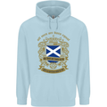 All Men Are Born Equal Scotland Scottish Childrens Kids Hoodie Light Blue