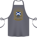 All Men Are Born Equal Scotland Scottish Cotton Apron 100% Organic Steel