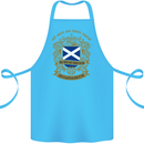 All Men Are Born Equal Scotland Scottish Cotton Apron 100% Organic Turquoise