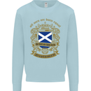 All Men Are Born Equal Scotland Scottish Kids Sweatshirt Jumper Light Blue