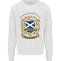 All Men Are Born Equal Scotland Scottish Kids Sweatshirt Jumper White