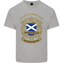 All Men Are Born Equal Scotland Scottish Mens Cotton T-Shirt Tee Top Sports Grey