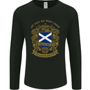 All Men Are Born Equal Scotland Scottish Mens Long Sleeve T-Shirt Black