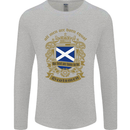All Men Are Born Equal Scotland Scottish Mens Long Sleeve T-Shirt Sports Grey