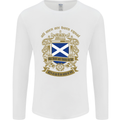 All Men Are Born Equal Scotland Scottish Mens Long Sleeve T-Shirt White