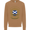 All Men Are Born Equal Scotland Scottish Mens Sweatshirt Jumper Caramel Latte