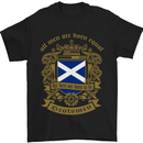 All Men Are Born Equal Scotland Scottish Mens T-Shirt Cotton Gildan Black