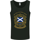 All Men Are Born Equal Scotland Scottish Mens Vest Tank Top Black