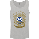 All Men Are Born Equal Scotland Scottish Mens Vest Tank Top Sports Grey
