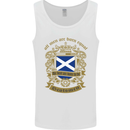 All Men Are Born Equal Scotland Scottish Mens Vest Tank Top White