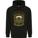 All Men Are Born Equal Welshmen Wales Welsh Childrens Kids Hoodie Black