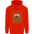 All Men Are Born Equal Welshmen Wales Welsh Childrens Kids Hoodie Bright Red
