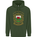 All Men Are Born Equal Welshmen Wales Welsh Childrens Kids Hoodie Forest Green
