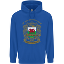 All Men Are Born Equal Welshmen Wales Welsh Childrens Kids Hoodie Royal Blue
