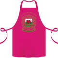 All Men Are Born Equal Welshmen Wales Welsh Cotton Apron 100% Organic Pink