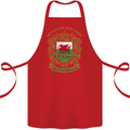 All Men Are Born Equal Welshmen Wales Welsh Cotton Apron 100% Organic Red