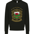 All Men Are Born Equal Welshmen Wales Welsh Kids Sweatshirt Jumper Black