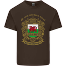 All Men Are Born Equal Welshmen Wales Welsh Mens Cotton T-Shirt Tee Top Dark Chocolate