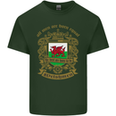 All Men Are Born Equal Welshmen Wales Welsh Mens Cotton T-Shirt Tee Top Forest Green