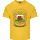 All Men Are Born Equal Welshmen Wales Welsh Mens Cotton T-Shirt Tee Top Yellow