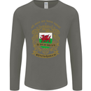 All Men Are Born Equal Welshmen Wales Welsh Mens Long Sleeve T-Shirt Charcoal