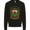 All Men Are Born Equal Welshmen Wales Welsh Mens Sweatshirt Jumper Black