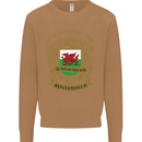 All Men Are Born Equal Welshmen Wales Welsh Mens Sweatshirt Jumper Caramel Latte
