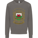 All Men Are Born Equal Welshmen Wales Welsh Mens Sweatshirt Jumper Charcoal