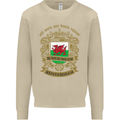 All Men Are Born Equal Welshmen Wales Welsh Mens Sweatshirt Jumper Sand