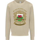 All Men Are Born Equal Welshmen Wales Welsh Mens Sweatshirt Jumper Sand