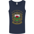 All Men Are Born Equal Welshmen Wales Welsh Mens Vest Tank Top Navy Blue