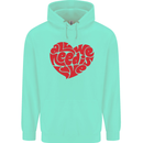 All You Need Is Love Heart Peace Childrens Kids Hoodie Peppermint