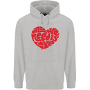 All You Need Is Love Heart Peace Childrens Kids Hoodie Sports Grey