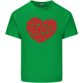 All You Need Is Love Heart Peace Kids T-Shirt Childrens Irish Green