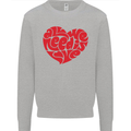 All You Need Is Love Heart Peace Mens Sweatshirt Jumper Sports Grey