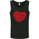 All You Need Is Love Heart Peace Mens Vest Tank Top Black