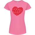 All You Need Is Love Heart Peace Womens Petite Cut T-Shirt Azalea