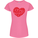 All You Need Is Love Heart Peace Womens Petite Cut T-Shirt Azalea