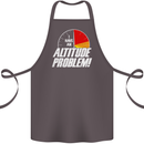 Altitude Problem Skydiving Freefall Funny Cotton Apron 100% Organic Dark Grey