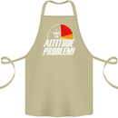 Altitude Problem Skydiving Freefall Funny Cotton Apron 100% Organic Khaki