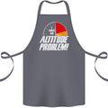 Altitude Problem Skydiving Freefall Funny Cotton Apron 100% Organic Steel