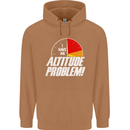 Altitude Problem Skydiving Freefall Funny Mens 80% Cotton Hoodie Caramel Latte