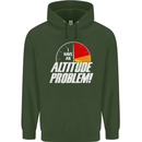 Altitude Problem Skydiving Freefall Funny Mens 80% Cotton Hoodie Forest Green