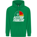 Altitude Problem Skydiving Freefall Funny Mens 80% Cotton Hoodie Irish Green