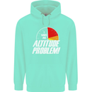 Altitude Problem Skydiving Freefall Funny Mens 80% Cotton Hoodie Peppermint
