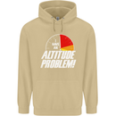 Altitude Problem Skydiving Freefall Funny Mens 80% Cotton Hoodie Sand